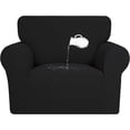 thumbnail image 1 of 100% Dual Waterproof Couch Cover Slipcovers for Couches and Sofas - Stretch Non Slip Fleece Sofa Covers Washable, Leakproof Furniture Protector for Kids, Pets, Dog (Sofa, Light Gray), 1 of 7