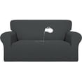 thumbnail image 1 of 100% Dual Waterproof Couch Cover Slipcovers for Couches and Sofas - Stretch Non Slip Fleece Sofa Covers Washable, Leakproof Furniture Protector for Kids, Pets, Dog (Sofa, Light Gray), 1 of 7