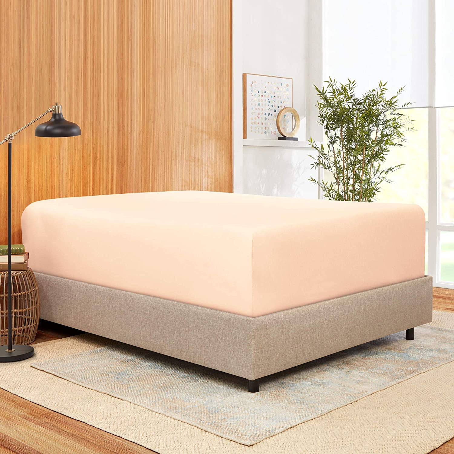 100 Egyptian Cotton 1PC Fitted Sheet Grand King Size 600 Thread