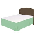 thumbnail image 1 of 100% Egyptian Cotton 1 PCs Box Pleated BedSkirt 15 inches (Aqua Blue,King), 1 of 5