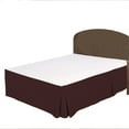 thumbnail image 1 of 100% Egyptian Cotton 1 PCs Box Pleated BedSkirt 18 inches (Wine,Twin Xl), 1 of 5