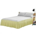 thumbnail image 1 of 100% Egyptian Cotton 1 PCs Ruffled BedSkirt 15 inches (Ivory,Full), 1 of 5