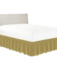thumbnail image 1 of 100% Egyptian Cotton 1 PCs Wrap Around Bed Skirt 18 inches (Taupe,King ), 1 of 5