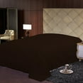 thumbnail image 1 of BedDecor 100% Egyptian Cotton 400TC 1Pcs Chocolate Full Size Flat Sheet Stripe Pattern, 1 of 4