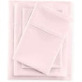 thumbnail image 1 of 100% Egyptian Cotton 4 PC Bed Sheet Set, 600 Thread Count, Extra Soft and Luxury, Luxury Sheet Set 4 PC, 12" Deep Pocket - Olympic Queen Size - Pink Solid., 1 of 4