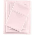 thumbnail image 1 of 100% Egyptian Cotton 4 PC Bed Sheet Set, 600 Thread Count, Extra Soft and Luxury, Luxury Sheet Set 4 PC, 18" Deep Pocket - Cal king Size - Pink Solid., 1 of 4