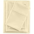 thumbnail image 1 of 100% Egyptian Cotton 4 PC Bed Sheet Set, 600 Thread Count, Extra Soft and Luxury, Luxury Sheet Set 4 PC, 12" Deep Pocket - king Size - Ivory Solid., 1 of 4
