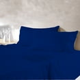 thumbnail image 1 of 100% Egyptian Cotton 4 Pcs Sheet Set Stripe 21 inches (Egyptian/Royal Blue,Cal-King), 1 of 6