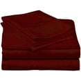 thumbnail image 1 of 100% Egyptian Cotton 800 Thread Count Sleeper Sofa Sheet Fit Up to 8" Inches Deep Pocket Twin Sleeper Sofa Bed Sheet Set (36" x 72" + 8"), Twin Size, Burgundy Solid, 1 of 7