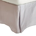 thumbnail image 1 of 100% Egyptian Cotton Chic Solid Bed Skirt with Split Corners Lavender / Queen, 1 of 2