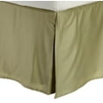 thumbnail image 1 of 100% Egyptian Cotton Chic Solid Bed Skirt with Split Corners Sage / Queen, 1 of 2