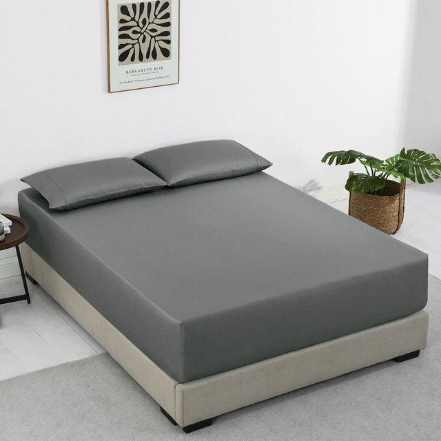 100 Egyptian Cotton Fitted Sheet Only, 16" Deep Pocket, Twin XL Size