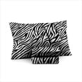 thumbnail image 1 of 100% Pima Cotton Pillow Cases Queen Size - 600-TC Luxury Pillow Covers, Luxurious Pima Cotton Pillowcase Set – Soft & Durable, Queen (20"x30") Size Pillows (Zebra Print), 1 of 4