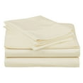 thumbnail image 1 of 100% Egyptian Cotton Sheet Set, 400-Thread Count, Deep Pockets Ivory / Queen, 1 of 1