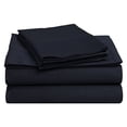 thumbnail image 1 of 100% Egyptian Cotton Sheet Set, 400-Thread Count, Deep Pockets Navy Blue / Full, 1 of 1