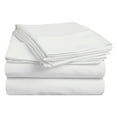 thumbnail image 1 of 100% Egyptian Cotton Sheet Set, 400-Thread Count, Deep Pockets White / Full, 1 of 1