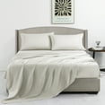 thumbnail image 1 of 100% Egyptian Cotton Sheet Set Full Size,400 Thread Count Sateen Hotel Luxury 16" Deep Pocket Sheets Beige, 1 of 5