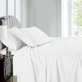 thumbnail image 1 of 100% Egyptian Cotton Sheets Full Size - 800 Thread Count White Stripe Bed Sheets, Premium 4 Piece Sateen Weave Sheet Set, Soft Long Staple Cotton, 12 Inch Deep Pocket, 1 of 5