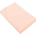 thumbnail image 1 of 100% Egyptian Cotton Twin/Twin XL (66" X 96") Flat Sheet, 600 Thread Count, Cool & Breathable, Soft & Durable Top Sheet { Solid Peach Twin/Twin XL Size }, 1 of 6
