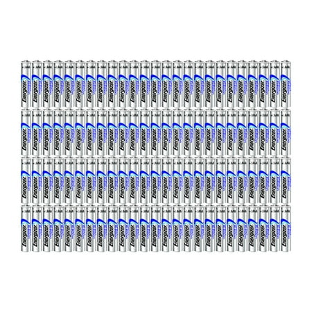 100 Energizer AAA Ultimate Lithium Batteries Retail Packing L92BP
