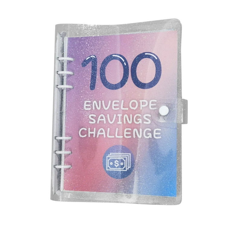 100 Envelope Challenge Binder Couple's 100 Day Challenge Savings Note book  R781 