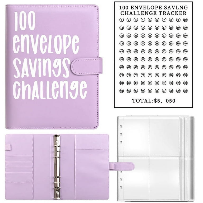 100 Envelope Challenge Binder Savings Challenges Budget Binder