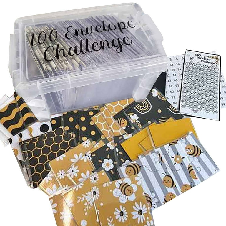 Kit challenge 100 enveloppes petit budget enveloppe zip A6 + tracker – Ma  boutique creative