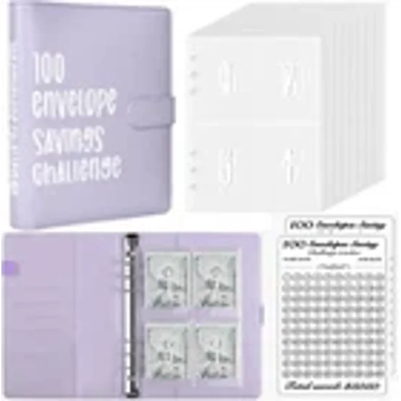 100 Envelope Challenge Budget Planner $5,050 Money Saving Cash Challenge Book