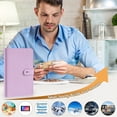 thumbnail image 1 of 100 Envelope Money Saving Challenge, Money Saving Challenge Handbook, Motivates You To $5050, Includes A Money-saving Binder With 100 Pre-numbered Pockets.(One Size,Purple), 1 of 3