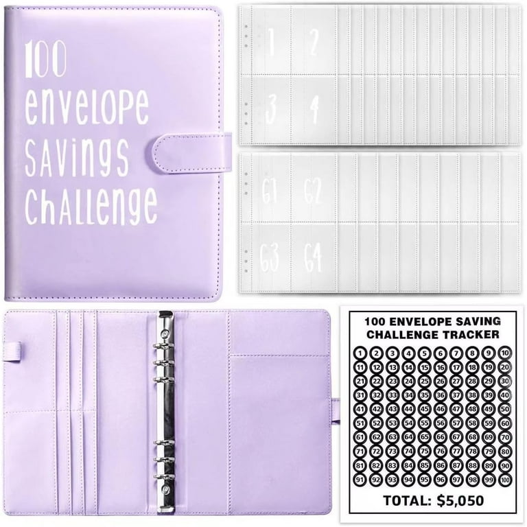 100 Envelope Money Saving Challenge Saves You $5,050