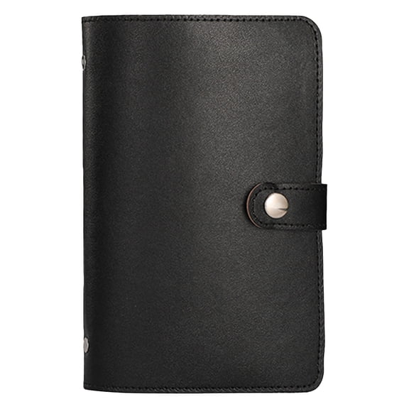 100 Envelope Savings Challenge Book, Cash Budget Planner A5 Binder, Savings Challenges Book Organizer Folder, Easy and Fun Way to Save $5,050,Collection Commemorative Album,Cash Book Wallet,Black