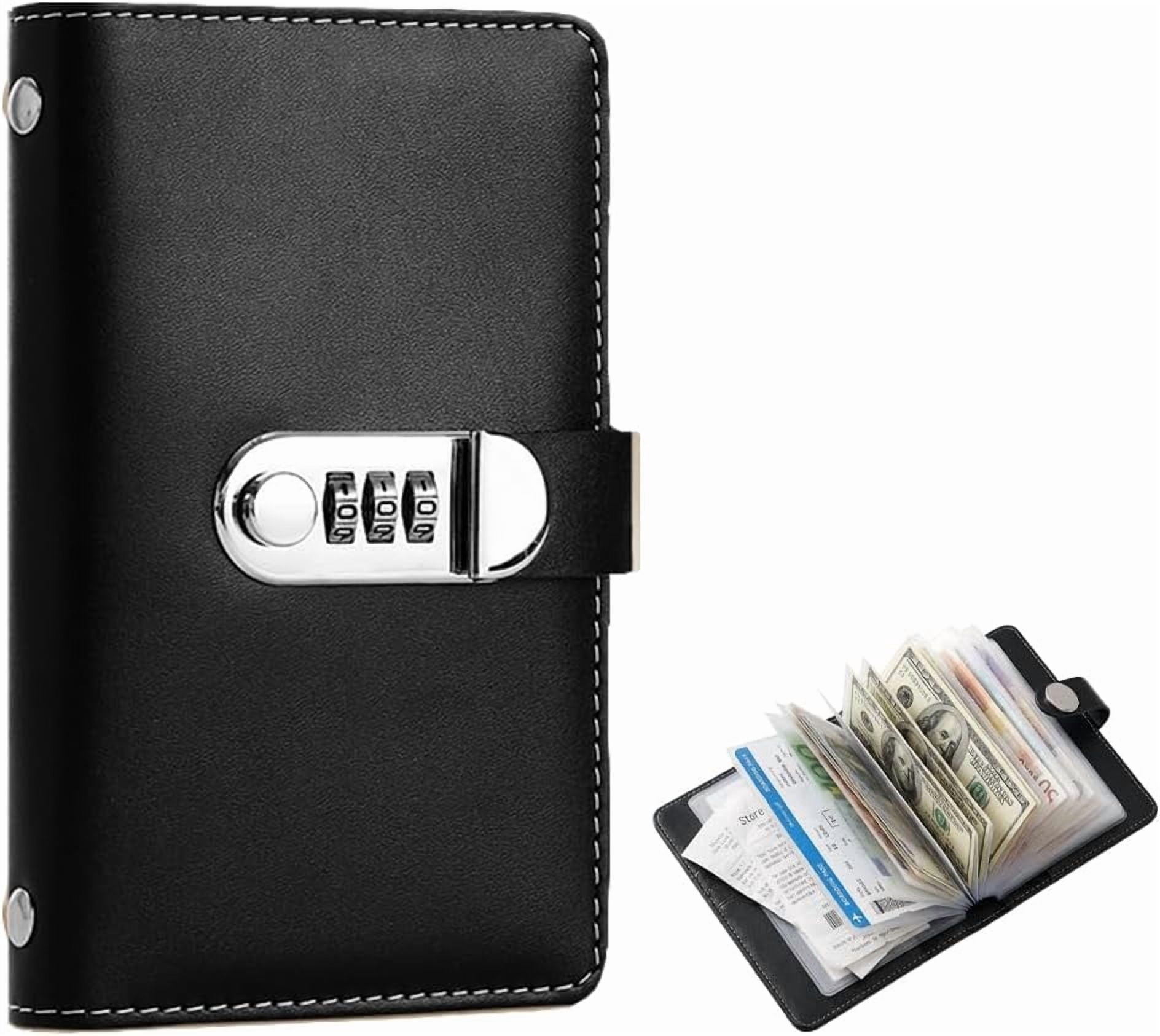 100 Envelope Savings Challenge Book with Password Lock, A5 Envelopes Money Saving Challenge Savings Binder, Fun to Reach Your Savings Goals