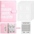 thumbnail image 1 of 100 Envelope Savings Challenge Handbook: Easy and Fun Ways to Save $5,050; Savings Challenge Budget Folder with Cash Envelopes; Suitable for Office, Home, and School., 1 of 7