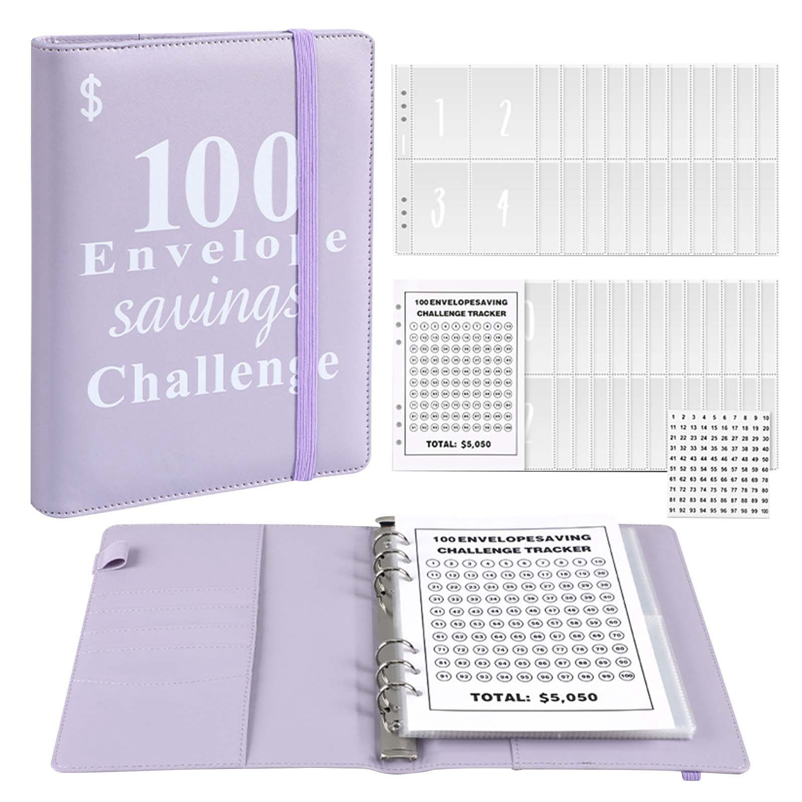 100 Envelopes A5 Saving Budget With Envelopes Savings Book For