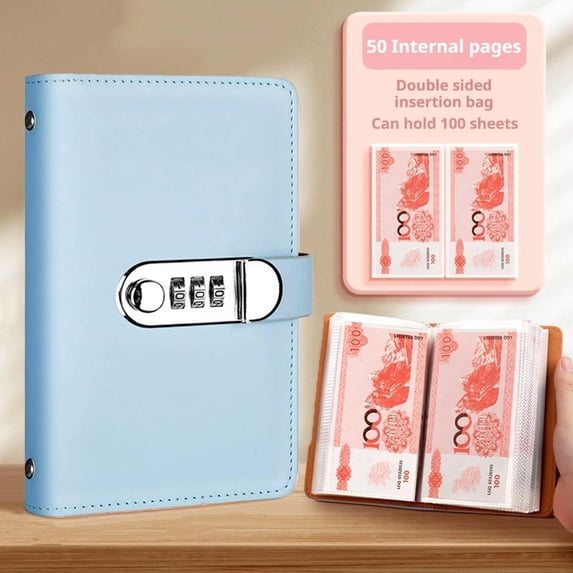 100 Envelopes Money Saving Challenge,100 Envelope Challenge Binder,Easy and Fun Way to Save $10,000,Savings Challenges Budget Book Binder with Cash Envelopes for Office,Home,School