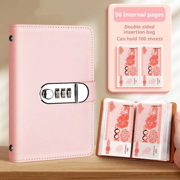 100 Envelopes Money Saving Challenge,100 Envelope Challenge Binder,Easy and Fun Way to Save $10,000,Savings Challenges Budget Book Binder with Cash Envelopes for Office,Home,School