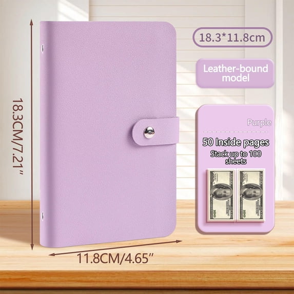100 Envelopes Money Saving Challenge, 100 Envelope Challenge Binder, Easy and Fun Way to Save $5,050, Savings Challenges Budget Book Binder with Cash Envelopes for Office,Home,School