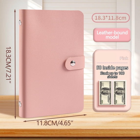 100 Envelopes Money Saving Challenge, 100 Envelope Challenge Binder, Easy and Fun Way to Save $5,050, Savings Challenges Budget Book Binder with Cash Envelopes for Office,Home,School