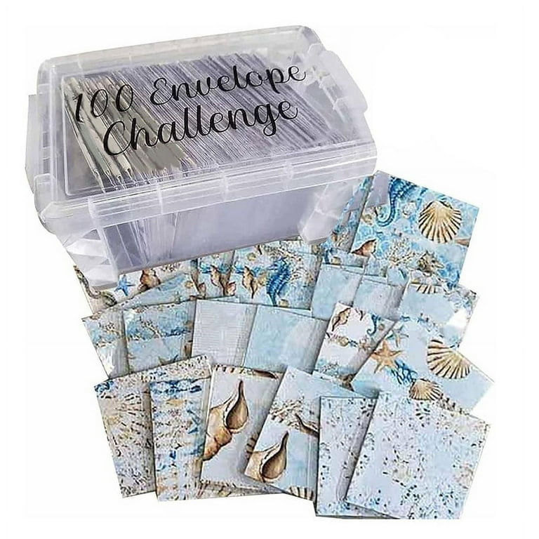 100 Saving challenge デザイン⑫ Box ver. Amazon.com : 100 Envelopes Money Saving Challenge - Save