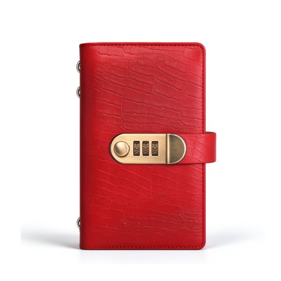 100 Envelopes Money Saving Challenge with Lock,Money Saving Binder,Waterproof Faux Leather Banknote Storage Book,for Banknote Collection and Storage