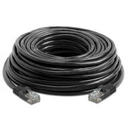 100' FT Feet 100Ft 100 Feet CAT6 CAT 6 RJ45 Ethernet Network LAN Patch Cable Cord For connects Computer to printer, router, switch box PS3 PS4 Xbox 360 Xbox One - Black New