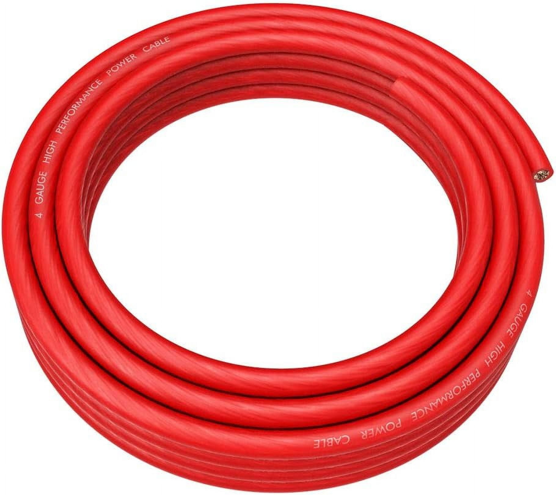 100 FT Red 8 Gauge Primary Speaker Wire or Amp Power Ground Car Audio FLEXIBLE100 FT Red 8 Gauge Primary Speaker Wire or Amp Power Ground Car Audio FLEXIBLE