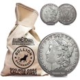 thumbnail image 1 of $100 Face Value Bag - 100 Coins - 1878-1904 Morgan Silver Dollar VG-VF (Random Year), 1 of 3