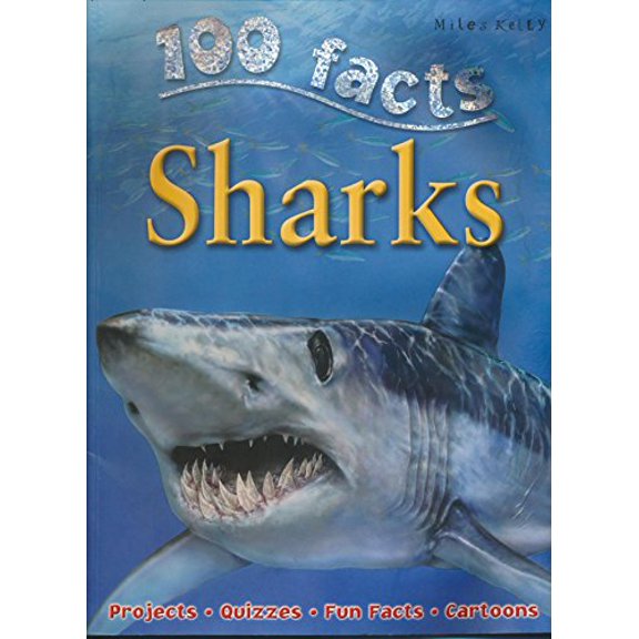 Pre-Owned 100 Facts Sharks (Paperback) 1782093095 9781782093091