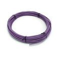 thumbnail image 1 of 100 Feet (30 Meter) - Insulated Solid Copper THHN / THWN Wire - 14 AWG, Wire is Made in the USA, Residential, Commerical, Industrial, Grounding, Electrical rated for 600 Volts - In Purple, 1 of 9