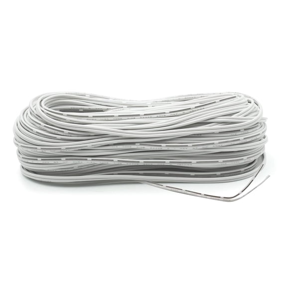 100 Feet Universal Gara Door Wire for Gara Door Opener, Sensors, Control Station, 2 Conductor doorbell Wire, 24/2 AWG