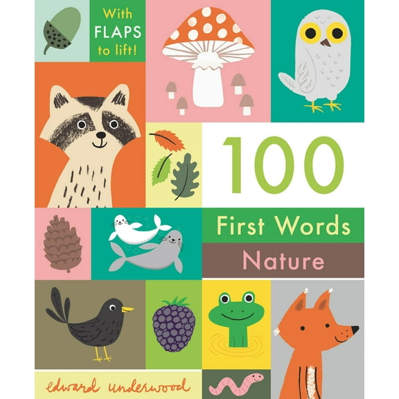 100 First Words 100 First Words: Nature: With Flaps to Lift, (Board Book)