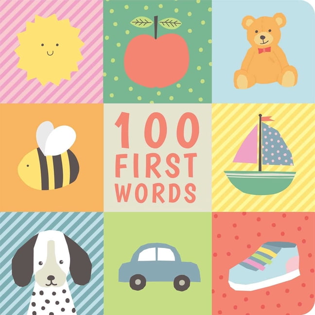 100 First Words: Padded Learning Book, (Board Book)