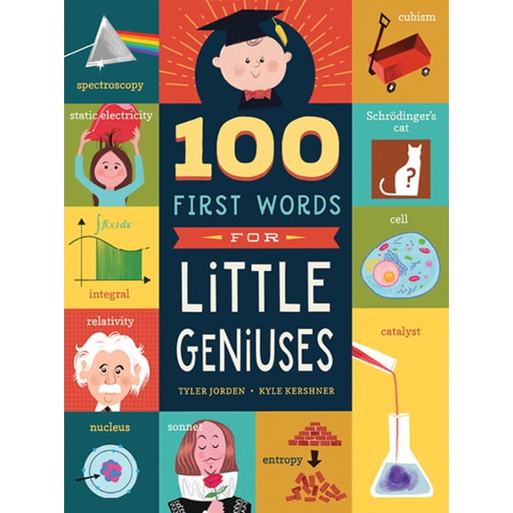 Pre-Owned 100 First Words for Little Geniuses (Board book) 1641700343 9781641700344