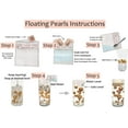 100 Floating Light Pearls with Matching Sparkling GemsLarge SizesFills 2 Gallons of The